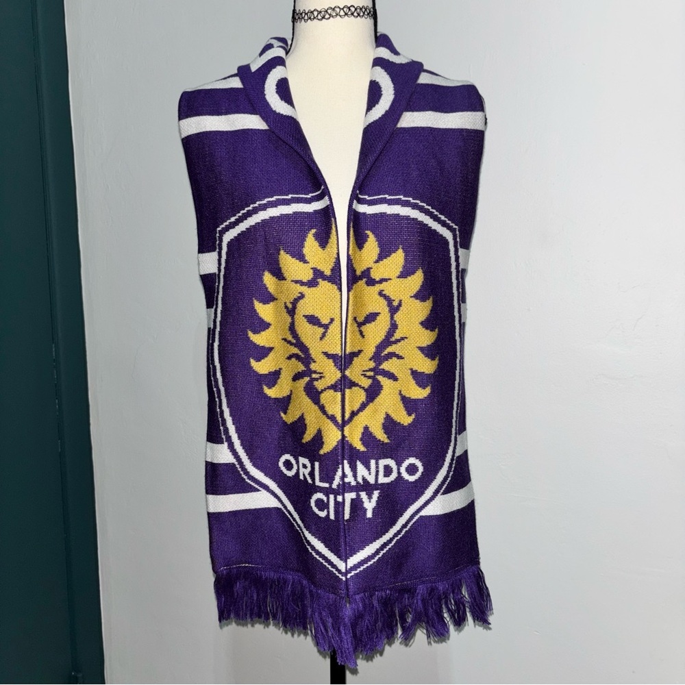 Adidas Purple and Gold Orlando City Scarf